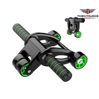 Con lăn tập cơ bụng AB2019, có thể gấp gọn, tặng kèm thảm kê gối. Con lăn tập bụng tại nhà hiệu quả, nhỏ gọn