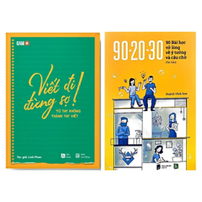 Combo 2 Cuốn: Viết Đi Đừng Sợ + 90 20 30 - 90 Bài Học Vỡ Lòng Về Ý Tưởng Và Câu Chữ