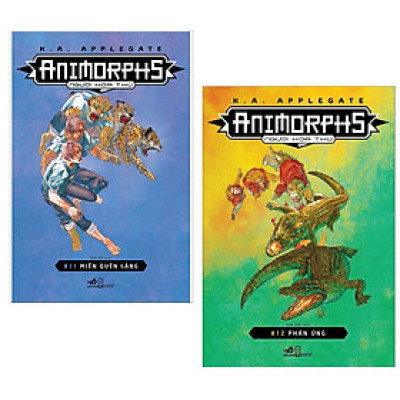 Combo Animorphs - Người Hóa Thú - Tập 11 - Miền Quên Lãng + Animorphs - Người Hóa Thú - Tập 12 - Phản Ứng ( Tặng Kèm Bookmark Thiết Kế )