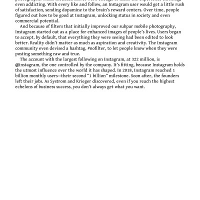 No Filter: The Inside Story Of Instagram