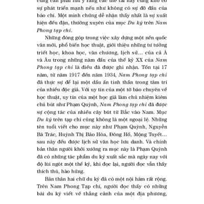 Boxset Du Ký Việt Nam Trên Nam Phong Tạp Chí (Bộ 2 Cuốn)