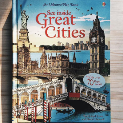 Sách tương tác tiếng Anh - Usborne See Inside Great Cities