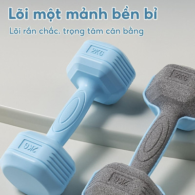 Tạ tay Tay Nhựa 314 - 4KG cao cấp Tập Gym tại nhà (hàng nhập khẩu)