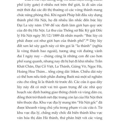 Triệu Dấu Chân Qua Những Cửa Ô