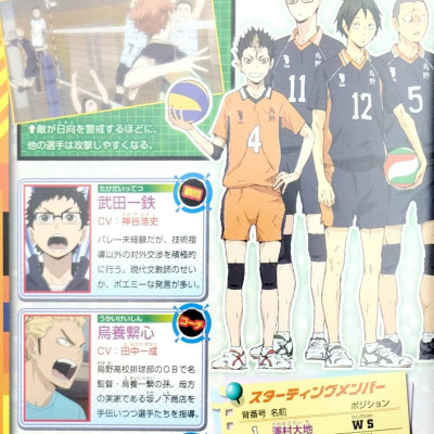 ハイキュー!! TV アニメチームブック vol.1 烏野高校排球部 - HAI KYUU ! !