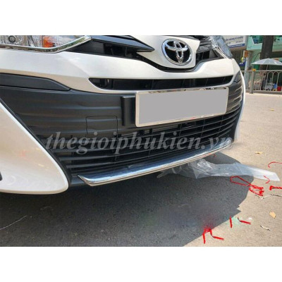 Ốp cản trước Toyota Vios 2019 mạ Crom cao cấp