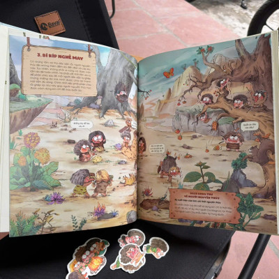 (Bìa cứng) MỘT NGÀY CỦA NGƯỜI NGUYÊN THUỶ: Úi Giời Lạnh Teo – Duan Zhang Qu Yi Studio – Thái Hà