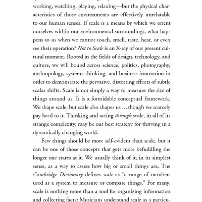 Not To Scale: How The Small Becomes Large, The Large Becomes Unthinkable, And The Unthinkable Becomes Possible