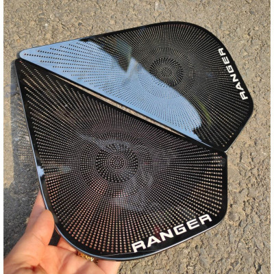 Ốp Màng Loa Cánh Cửa Dành Cho Xe Ford Ranger (2016-2020) mẫu titan