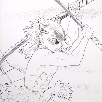 鬼滅の刃 塗絵帳 -蒼 KIMETSU NO YAIBA NURIECHOU AO