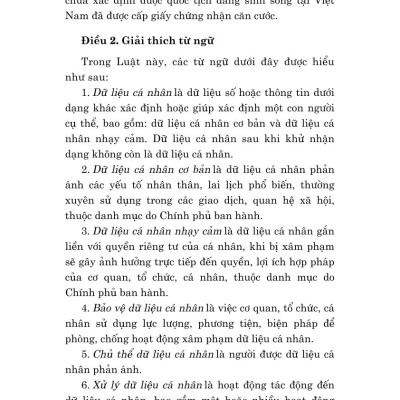Luật bảo vệ dữ liệu cá nhân năm 2025