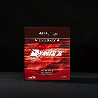 DMAXX thức uống bổ sung vitamin năng lượng không đường DAMODE 30 gói dùng thử màu đỏ