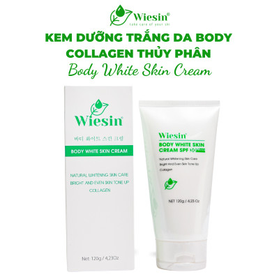 Kem body trắng da toàn thân có chống nắng (Tone Up) Wiesin Body White Skin Cream 120g - WS06