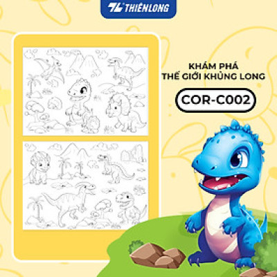 Tranh cuộn tô màu DIY Thiên Long Colokit - Hình ảnh dễ thương, đa dạng chủ đề hơn