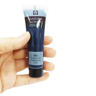 Màu Vẽ Acrylic Sakura 20ml XAC20#43 - Prussian Blue