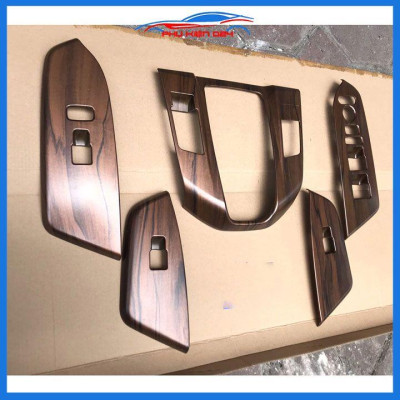 Ốp nội thất CRV 2018-2019-2020-2021-2022 vân gỗ bảo vệ chống trầy xước và làm đẹp xe