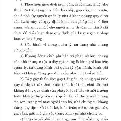 Luật Nhà ở năm 2023 (sửa đổi, bổ sung năm 2024)