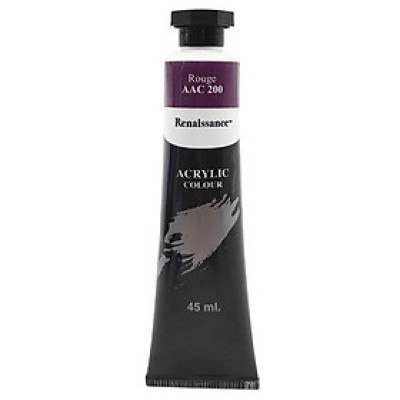 Tuýp Màu Acrylic 45 ml - Renaissance #200 - Rouge