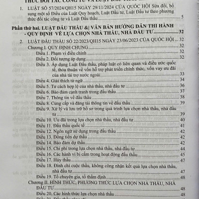 Luật Đấu Thầu ( Sửa Đổi, Bổ Sung ) và Văn Bản Hướng Dẫn Thi Hành