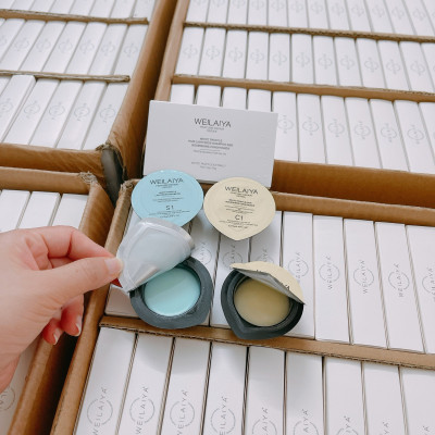 Bộ Dầu Gội Phục Hồi Đa Tầng Nấm Truffle Weilaiya - Set mini dùng thử 14g + 14g