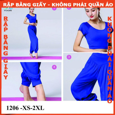 Rập giấy bộ tập yoga mã 1206 (BẢN VẼ)