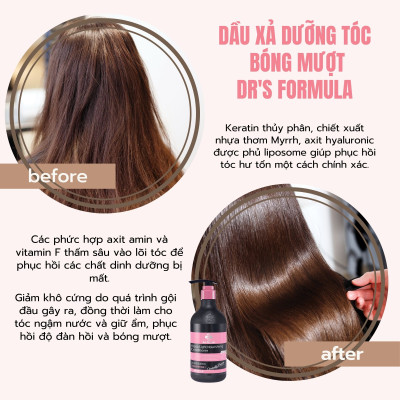Combo Dầu Gội Xả chăm sóc tóc/da đầu giảm gãy rụng dưỡng tóc bóng mượt