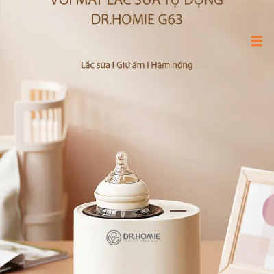 [CHÍNH HÃNG] Máy lắc sữa giữ ấm hâm sữa đa năng DrHomie G63