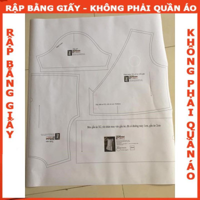 Rập giấy A0 đầm nữ mã 560 (BẢN VẼ)