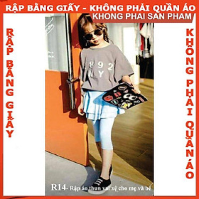 Rập giấy áo thun mã R14 (BẢN VẼ)