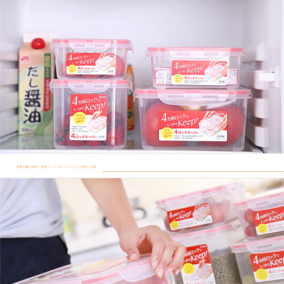 Combo 2 hộp nhựa trong đựng thực phẩm (cỡ nhỏ) - Hàng nội địa Nhật Bản