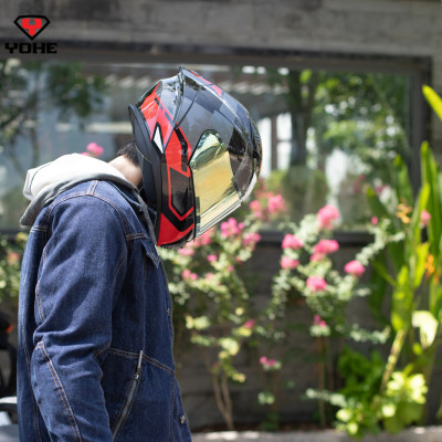 Mũ Bảo Hiểm Fullface YOHE 985 tem