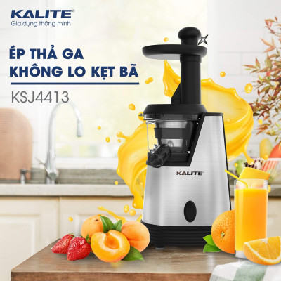 Máy Ép Chậm Kalite KSJ4413 Công Nghệ Châu Âu Dung Tích 350 ML Công Suất 20 0W - Hàng Chính Hãng