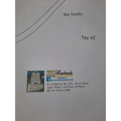 Rập giấy BA03 - rập đầm bầu tay chuông (BẢN VẼ)