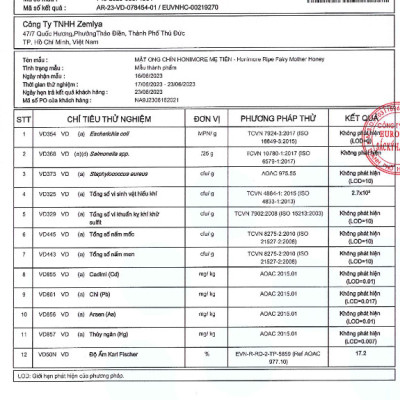 Mật ong rừng thượng hạng núi cao - 100% mật ong chín Mẹ Tiên Honimore 110g