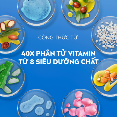 Sữa Dưỡng Thể NIVEA 8 Super Foods Dưỡng Sáng Da | Mịn Da (550 ml) - 98924