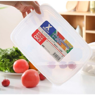 Bộ 04 hộp thực phẩm chữ nhật Nakaya (830ml + 1300ml + 2000ml + 3000ml) hàng nội địa Nhật Bản