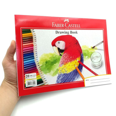 Giấy Vẽ 200 Gram - Khổ A4 - Faber-Castell 1740A4