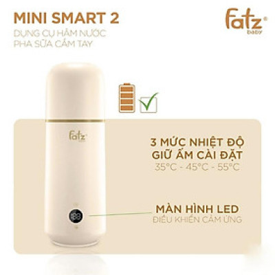 Bình Đun Nước Pha Sữa Di Động FATZBABY Các Dòng MINI SMART - Hàng Chính Hãng