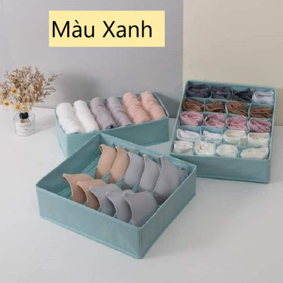 Hộp Đựng Đồ Lót, COMBO 3 Khay Đựng Đồ Lót Có Chia Ngăn, Cứng Cáp, Hàng Đẹp Loại I
