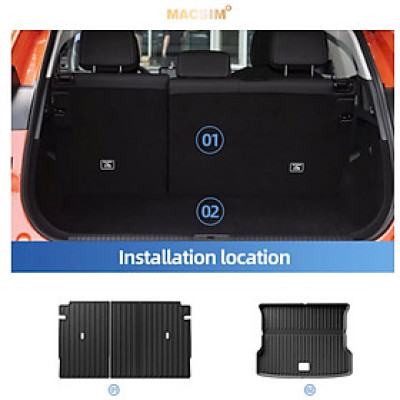 Thảm bảo vệ lưng ghế - Tấm bảo vệ lưng ghế Hyundai Santafe 2019+ Nhãn hiệu Macsim