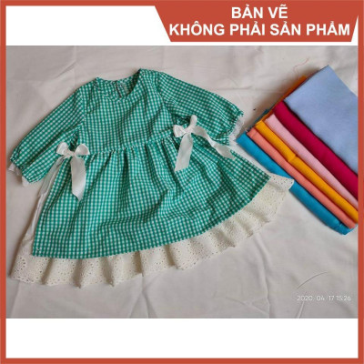 Rập giấy A0 mã R418 (BẢN VẼ) rập đầm bé