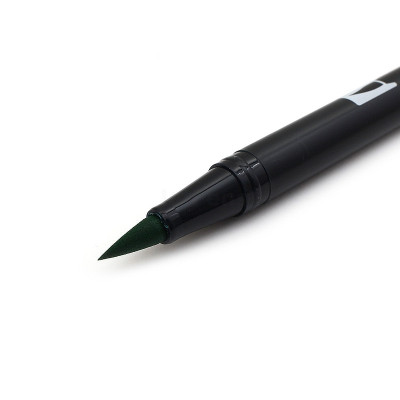 Bút lông cọ hai đầu Tombow ABT Dual Brush Pen - Brush/ Bullet - Aqua (401)