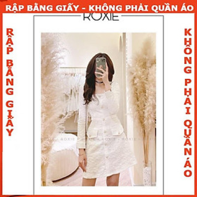 Rập giấy A0 mã 1516 - đầm cổ vuông tay dài (BẢN VẼ)