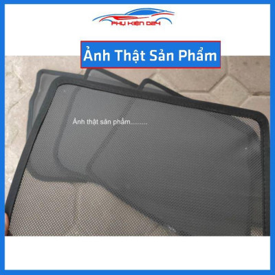 Bộ 4 rèm chắn nắng nam châm Accent 2018-2019-2020 khung cố định chống tia UV