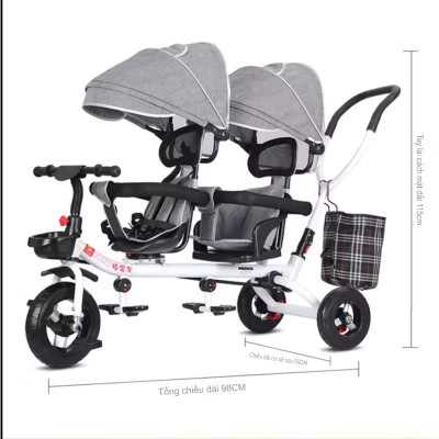 Xe đẩy đôi cho bé