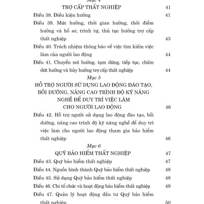 Luật việc làm năm 2025 - bản in 2025