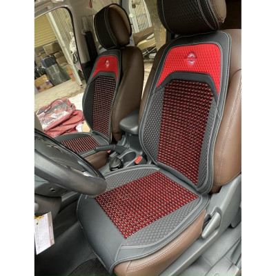 Bộ  Áo Ghế Hạt Gỗ Massage Cao Cấp- Chống Nóng, Trượt Dùng Cho Ô tô, Xe hơi, Văn phòng