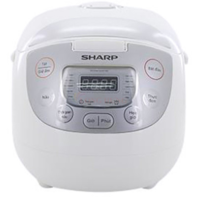 Nồi cơm điện tử Sharp 1.8 lít KS-COM195HV-WH - Hàng chính hãng