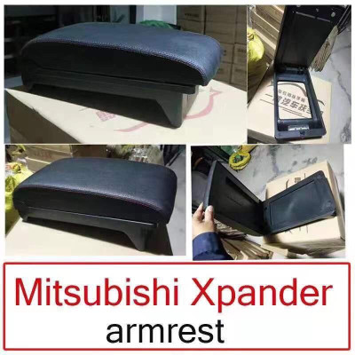 Hộp Tỳ Tay Dành Cho Xe Mitsu Xpander có cổng USB lắp đặt dễ dàng- tỳ nửa.