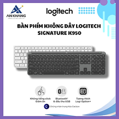 Bàn phím không dây Logitech Signature K950 - Hàng Chính Hãng